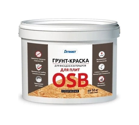 Грунт-краска Оптимист F321 для плит OSB 10л 00-00004554