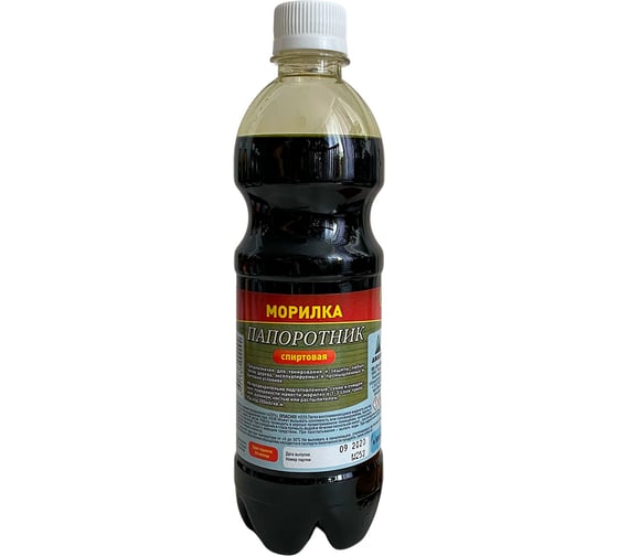 Морилка для дерева Анлес спирт. 0,5 л папоротник 70209 1