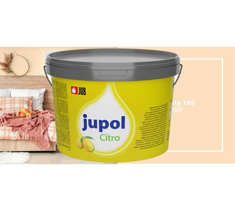 Краска для стен и потолков с запахом лимона JUB JUPOL CITRO 2л, цвет: 280F 1002539-280F