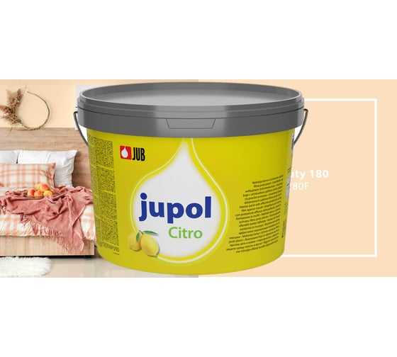 Краска для стен и потолков с запахом лимона JUB JUPOL CITRO 2л, цвет: 280F 1002539-280F 1