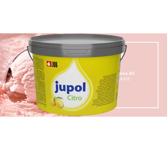 Краска для стен и потолков с запахом лимона JUB JUPOL CITRO 2л, цвет: 400E 1002539-400E