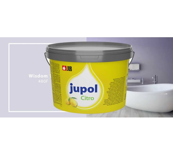 Краска для стен и потолков с запахом лимона JUB JUPOL CITRO 2л, цвет: 480F 1002539-480F