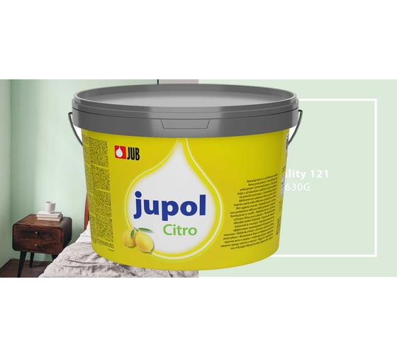 Краска для стен и потолков с запахом лимона JUB JUPOL CITRO 2л, цвет: 630G 1002539-630G