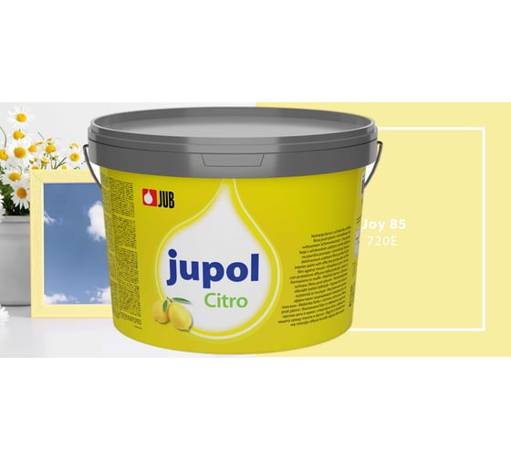 Краска для стен и потолков с запахом лимона JUB JUPOL CITRO 2л, цвет: 720E 1002539-720E