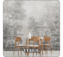 Фотообои Verol 3D на стену флизелиновые Пейзаж винтажный 300x283 см, 8.49 м2, виниловые, водостойкие, обои для кухни моющиеся 310-ФФО-05675
