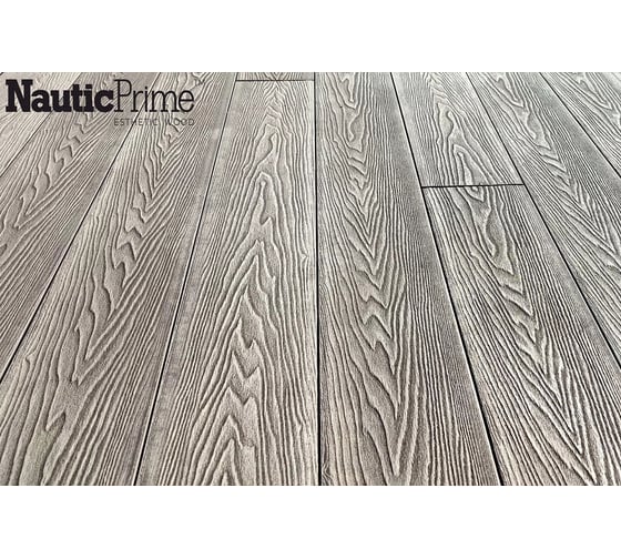 Комплект террасной доски NauticPrime (Light) Esthetic Wood, 145*22*2000мм, венге, 4 шт, CNPL2000V