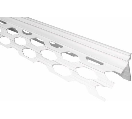 Углозащитный штукатурный профиль СХТ с маяком 6 мм, 3 м, пластиковый СХ0031