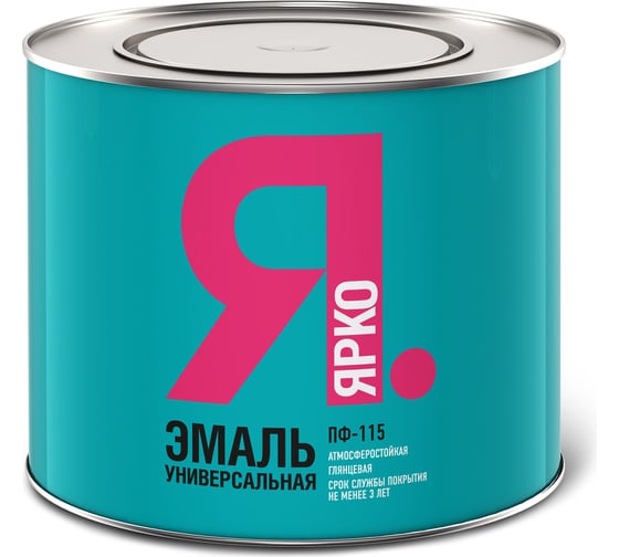 Эмаль ЯРКО ПФ-115 зеленая, банка 2,6 кг 207497