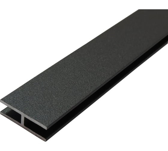 Алюминиевый двутавр ПилотПро 30x20x30x1,5, 2 м, черный муар арт 19803