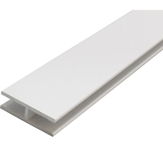Алюминиевый двутавр ПилотПро 30x20x30x1,5, 2 м, белый муар арт 19801 1