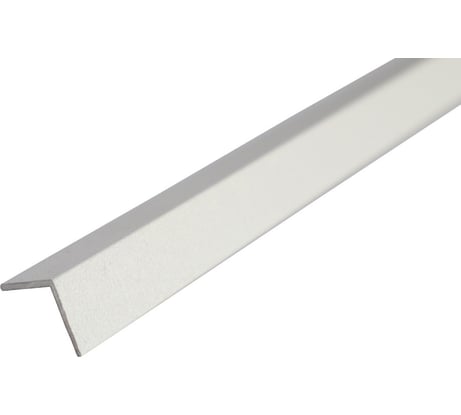 Алюминиевый уголок ПилотПро 30x30x1,2, 2.7 м, белый муар арт 20006
