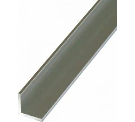 Алюминиевый уголок ПилотПро 15x15x1, 1 м, черный муар арт 19924