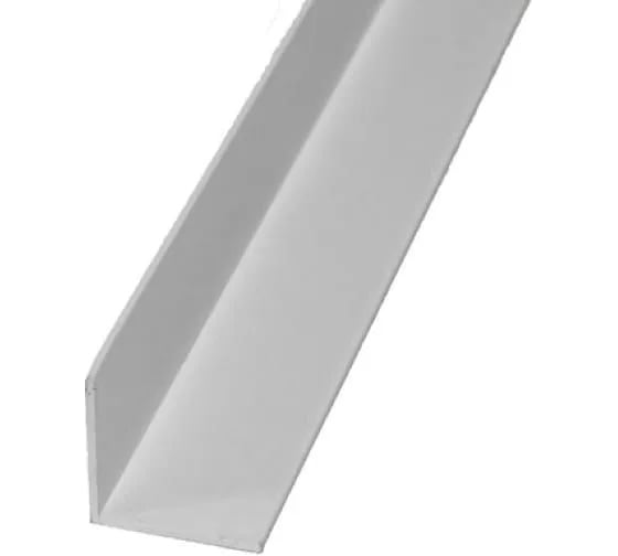 Алюминиевый уголок ПилотПро 15x15x1, 1 м, черный муар арт 19924
