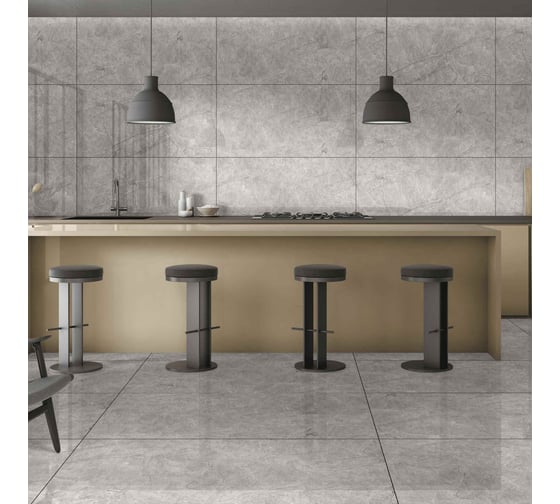 Керамогранит Belleza ORACLE DARK GREY (CARVING) 60x120 см, CR E, СК000042792