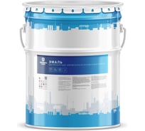 Эмаль ФАРБЕН быстросохнущая для металла на основе алкид-стирола серый 20 кг ПРОФ 4300014959