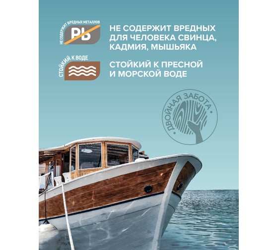 Водостойкий яхтный лак FAKTURA уретан-алкидный, для вн/нар. работ, глянцевый 0,7л 208553