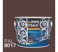 Эмаль по ржавчине LINNIMAX 3 в 1, RAL 8017, 2,5 л, ПРОМО 948105264R