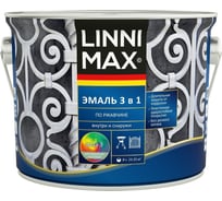 Эмаль по ржавчине LINNIMAX 3 в 1, База 3, 2,3 л, ПРОМО 948105248R