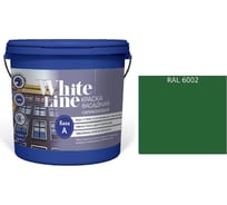 Краска White Line WL ВД фасадная силиконовая RAL 6002 (вед 0,9 л/1,1 кг) 4690417118571