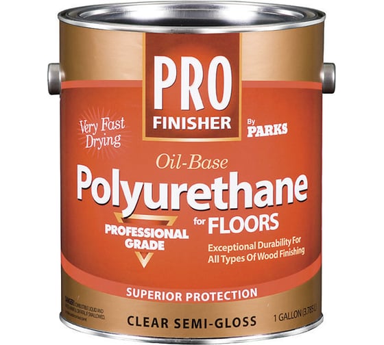 Полиуретановый лак для пола RUST-OLEUM на масляной основе, п/глянцевый, банка 3,78 л 130533
