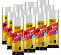 Эмаль аэрозольная Sila HOME Max Paint, термостойкая, белый RAL9003, 520мл SILP_T9003/12