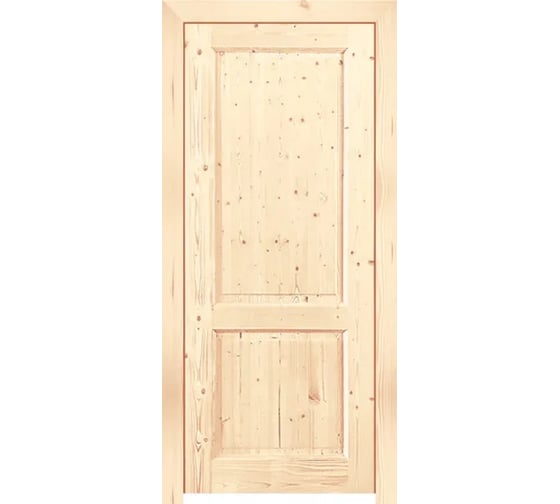 Дверь ООО ВДК Классика (массив) ДГ, 80х200, с коробом КМ7