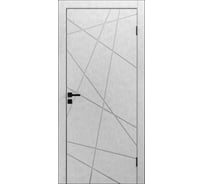 Дверь ООО ВДК Паутинка бетон светлый, 60х200 П13