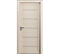 Дверь ООО ВДК ЭКО 1 сатинат, беленый дуб, 60х200 П55
