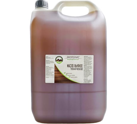 Масло льняное техническое Экополис 10 л mlt10