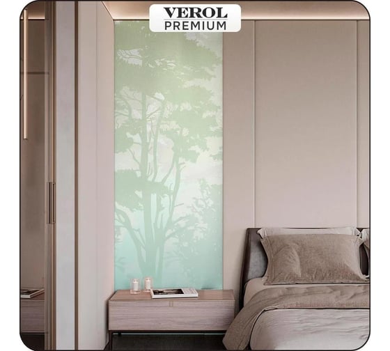 Флизелиновые фотообои Verol 3D на стену "Лес" 100x283 см, 2.83 кв. м, виниловые, водостойкие, обои для кухни, моющиеся 42-ПФФО-05934