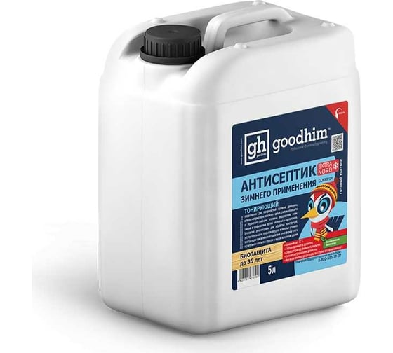 Тонирующий антисептик зимнего применения GOODHIM EXTRA NORD 5 л 70590
