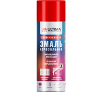 Аэрозольная флуоресцентная краска Ultima красная, 520 мл ULT102