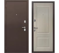 Дверь DIVA Тайга 7 см 2050x960 Левая Антик медь - Бежевый клен УТ-00083512