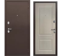 Дверь DIVA Тайга 7 см 2050x960 Правая Антик медь - Бежевый клен УТ-00083513