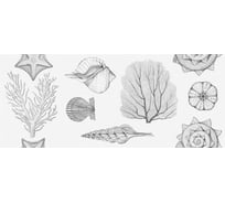 Керамическая плитка настенная Gracia Ceramica Aqua white белый 01 25x60 см, 1.2 кв. м/8 шт. СК000042658