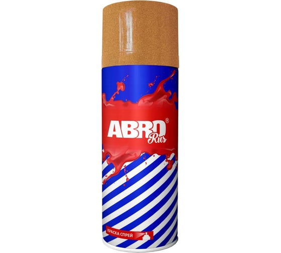 Акриловая краска-спрей ABRO №176 золотая, супер металлик SPOM-176-R 1