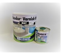Полиуретановый УФ стойкий прозрачный матовый лак NEOTEX Neodur Varnish W Mat А+В 0,8кг 12570100 12570800