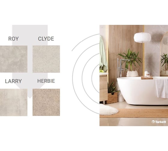 Плитка Tarkett LVT Groove DryBack 277032003 Roy, 0,30мм, 457,2x457,2x1,85мм 593549