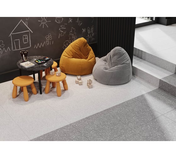 Керамогранит Beryoza Ceramica Aydon GPR белый BM4 600x600x9,5 матовый PEI-4 R10 00-00000542