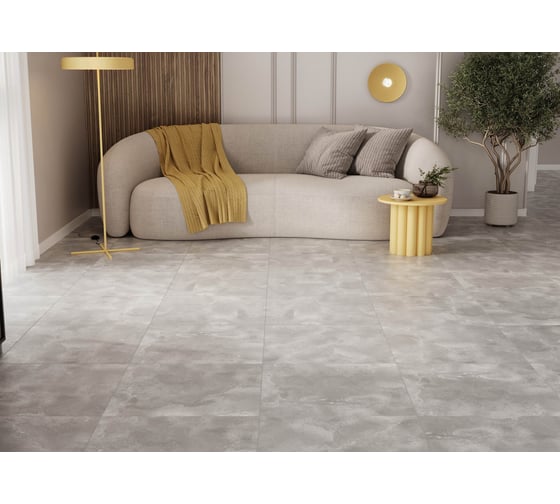 Керамогранит Beryoza Ceramica Bolton GPR серый BM6 600x600x9,5 матовый PEI-3 R10 00-00000544