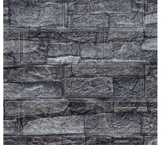 Самоклеящаяся 3D панель Dekorelle 0, размер 70x77 см, толщина 3 мм, 10 шт. в упаковке 22