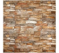 Самоклеящаяся 3D панель Dekorelle 0, размер 70x77 см, толщина 3 мм, 10 шт. в упаковке 12