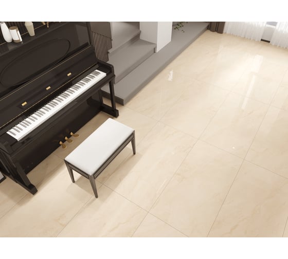 Керамогранит Evolution Ceramic 60x120, Casa Beige Glossy, 2 шт. CSB60120