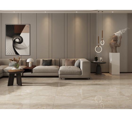 Керамогранит Evolution Ceramic 60x120, Enox Beige Glossy, 2 шт. EXB60120