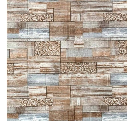 Самоклеящаяся 3D панель Dekorelle 70x77 см, толщина 3 мм, 10 шт. 37