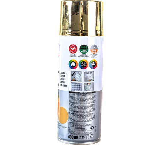 Аэрозольная краска Tytan PROFESSIONAL ART OF THE COLOUR, RAL270M, золотой металлик, 400 мл 79800 212191