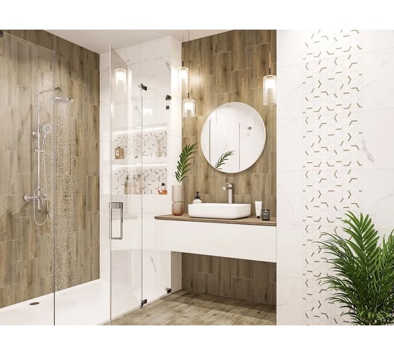 Плитка керамическая CULTO ECTA HEXWOOD матовый, 20x40 см, упаковка 1,2 кв. м УТ-99903643