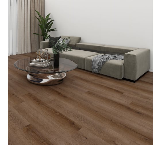 Кварц виниловый ламинат Floorwood Synchro Дуб Монсеррат 4 мм (2,44 кв.м.) Р0059345