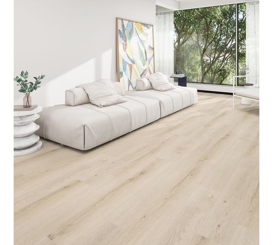 Кварц виниловый ламинат Floorwood Synchro Дуб Санрайз 4 мм (2,44 кв.м.) Р0059342