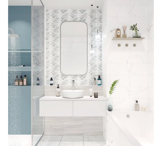 Плитка керамическая CULTO ECTA WHITEWOOD матовый, 20x40 см, упаковка 1,2 кв. м УТ-99903648
